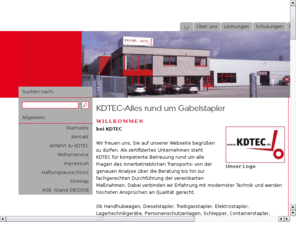 used-forklifts.net: Home Page KDTEC Frdertechnik
Hier gibt es Neu- und Gebrauchtstapler.