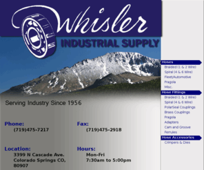 whislerindustrial.com: Whisler Industrial
Whisler Industrial carries an Extensive Inventory of Bearings, Hose (hydralulic and industrial)and Power Transmission Products.