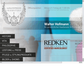 friseur-frankfurt.com: walterHOFMANN coach for hair
walter hofmann, dein friseur in frankfurt - redken certified haircolorist
