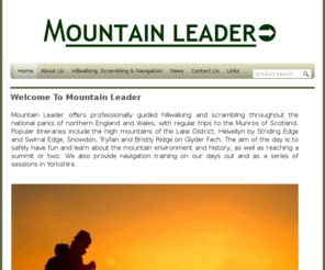 mountain-leader.co.uk: Welcome To Mountain Leader
Guided hillwalking, scrambling and instruction in navigation.