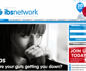 theibsnetwork.org: IBS Network - Irritable Bowel Syndrome support, advice, self management and advocacy - Home
The IBS Network - The national charity for Irritable Bowel Syndrome.