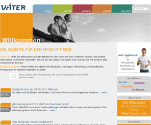 vaeter.de: Die Website für den Mann mit Kind
Für den Mann mit Kind. Das Informationsportal für Väter