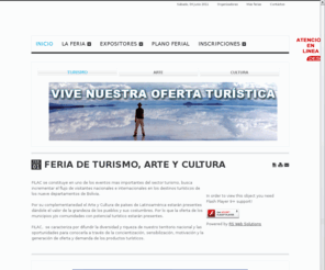 filac.org: FERIA DE ARTE CULTURA Y TURISMO
FILAC - Portal Web de la Feria Latinoamericana de Arte Cultura y Turismo 2011- Cochabbamba Bolivia