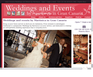 martinicagrancanariaweddings.com: Weddings and Events by Martinica in Gran Canaria
Weddings and Events by Martinica in Gran Canaria