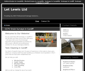 letlewisltd.com: Drainage Company in Cardiff : Let Lewis Ltd
For a drainage company in Cardiff or blocked drains in Caerphilly, give us a call!