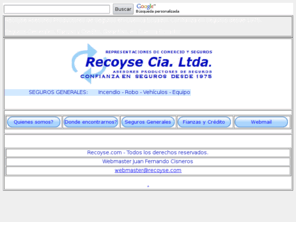 recoyse.com: Recoyse Cia. Ltda. Asesores Productores de Seguros
Seguros en cuenca ecuador