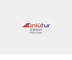 unlutur.com: Ünlü Turizm
Ünlü turizm, personel ve öğrenci taşımacılığı, Tel: (216) 526 40 40