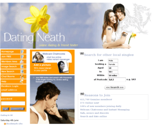 datingneath.com: Dating Neath Wales
Find dates near you in Neath. Search for other single people in Neath, Wales. Hundreds of thousands of UK users waiting to meet you online. Full dating site featuring webcam chat and instant messaging covering Wales and UK dating. Create your profile for free and start chatting to new dates within three minutes!,www.datingneath.co.uk