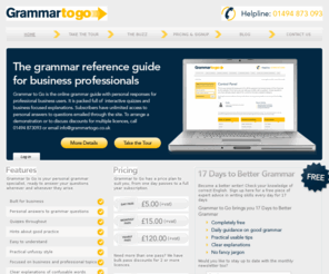 grammartogo.com: Home | Grammar to Go - The official grammar site for business professionals
{embed:description}