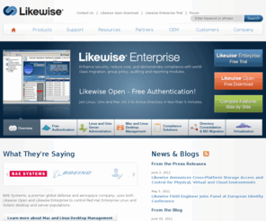 likewise-open.net: Likewise Software: Join Linux, Unix and Mac to Active Directory
Likewise integrates Linux, Mac and Unix with Active Directory to authenticate users, control access, apply group policies, and provide single sign-on.