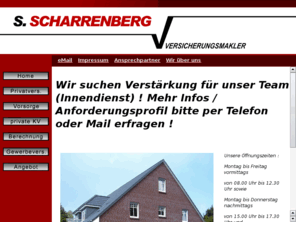 scharrenberg.de: S. Scharrenberg Versicherungsmakler, Versicherungsmakler Fleckeby, Finanzdienstleister, Versicherungsvermittler, Assekuranzmakler, Versicherungsinformationen, Tarifvergleiche, Riester-Rente, Rürup-Rente, Basisrente, Versicherungsvergleiche
S. Scharrenberg Versicherungsmakler, Versicherungsmakler Fleckeby, Finanzdienstleister, Versicherungsvermittler, Assekuranzmakler, Onlineversicherung vergleiche, KFZ-Versicherungen, Privat Krankenversicherung, Riester-Rente, Rürup-Rente, Basisrente, Lebensversicherung, 3.600 Tarifmöglichkeiten, Betrieblichen Altersversorgung, Berufsunfähigkeitsversicherung