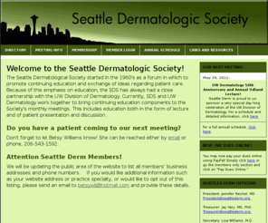 seattlederm.org: Seattle Dermatologic Society
University of Washington Department of Medicine, Division of Dermatology