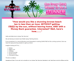 spraytanstunner.com: Spraytanning Bunbury & the South West
