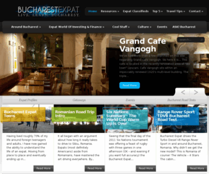 bucharestexpat.com: Bucharest Expat
Bucharest Expat site For English Speaking Travelers and Expatriates in Bucharest, Romania. Bucharest Restaurants, Bucharest Hotels, and Articles on Bucharest Romania.