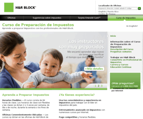 cursosimpuestos.com: H&R Block - Curso para la Preparación de Impuestos Preparado por Profesionales de Impuestos - Información e Inscripción
Inscríbete en el Curso de Preparación de Impuestos de H&R Block y descubre un nuevo oficio que te podría llevar a una nueva carrera en sólo 11 semanas.