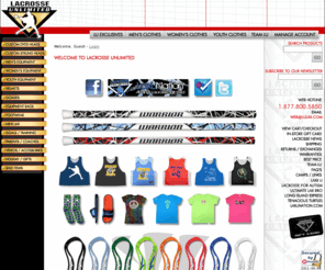 lacrosseunlimited.com: Lacrosse Unlimited
Worlds Largest Lacrosse retailer and website. Most Reliable Authorized Dealer of exclusive lacrosse equipment and custom apparel.  FREE recommendations of the newest heads, shafts, helmets and pads.  FREE UPS Ground Shipping on all orders over 100.00 everyday.