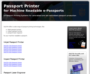 passportprinter.com: Passport Printer
Passport Printer for Machine Readable Passport and e-Passport / Passport Solutions