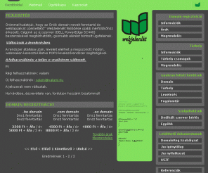 webjelenlet.hu: Webjelenlét - Kezdőoldal
domain regisztráció, tárhely, portál építés egyszerűen, rugalmasan, Joomla, CMS