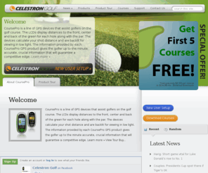 celestrongolf.com: CelestronGolf.com | Exciting Golf GPS products from Celestron.
