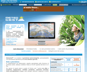 meteogest.com: MeteoGest :: Previsioni meteo per l'agricoltura
Previsioni meteo pubblicate da Meteogest.com by Image Line. Per il tecnico o l'azienda agricola: temperature, pioggia e altre info orarie e tri-orarie