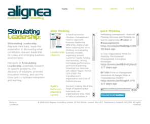 stimulating-leadership.com: Alignea Consulting - Stimulating Leadership
Alignea Consulting - Stimulating Leadership...helping organisations advance business strategies