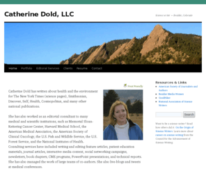 catherinedold.com: Catherine Dold, LLC | Science writer ~ Boulder, Colorado
