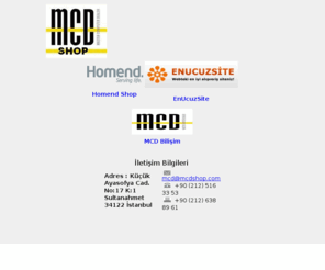 mcdshop.com: MCD SHOP' a Hoş Geldiniz
MCD Shop - MCD Bilgisayar