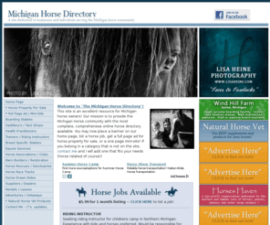 michigan-horse.com: Michigan Horse - Horse Directory
Our mission is to provide the Michigan Horse community with the most comprehensive online horse directory available.