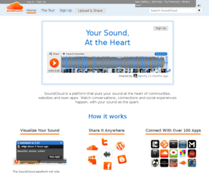 snd.sc: SoundCloud - Your Sound, At The Heart
Create, record and share the sounds you create anywhere to friends, family and the world with SoundCloud, the world's largest community of sound creators.
