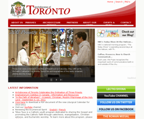 archtoronto.net: Archdiocese of Toronto - Home Page
Welcome to the Archdiocese of Toronto