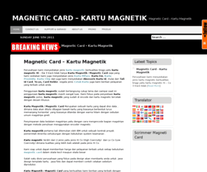 kartumagnetik.com: Kartu Magnetik - Magnetic Card - kartu Magnetic - Magnetik Card
Jual tipe magnetic card / kartu magnetik berkualitas jaminan mutu terpercaya, Magnetic stripe card, magnetic card writer,  dll (hub : +62-21-62 2009 09