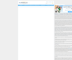 mymedicaree.com: Medicare Part D, Part B, Part A, Medicare Benefits, Medicare Supplemental Insurance
My Medicare provides information on Medicare Part D, Part B, Part A, and Part C and allows visitors to apply for Medicare Supplemental Insurance and view Medicare Benefits.