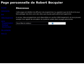 robertbocquier.com: Page personnelle de Robert Bocquier
