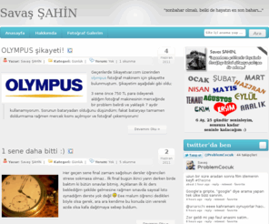 savassahin.com.tr: Savaş ŞAHİN - SEO, Genelgeçer bilgiler
Savaş ŞAHİN'in kendi düşüncelerini ve bilgilerini paylaştığı internet sitesidir.