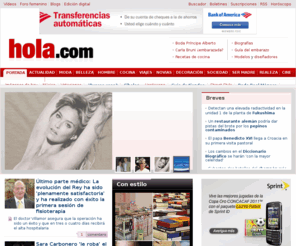 revistaholamexico.com: hola.com diario de actualidad, moda y belleza
Número 1 en actualidad y tendencias. Portal femenino líder en internet. Noticias diarias sobre las estrellas de cine, la música, tendencias de moda, consejos de belleza, recetas de cocina, estilo de vida y la actualidad de las principales casas reales del mundo.