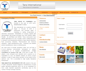 tarainstruments.com: Tara International - Home Page
Tara Group of Companies.