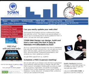 townwebsitedesign.com: Town Web Design: Web design for municipalities, small businesses and non-profits  : Home
