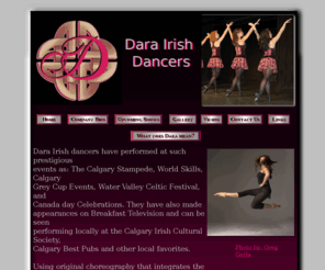 daradancers.com: Dara - Professional Irish Dancers - Corporate Entertainment - Calgary, AB
Dara is a professional, high energy Celtic dance troupe that will inspire and entertain audiences at your next event. 