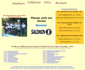 socalultraseries.org: SoCal Ultra Runners Grand Prix Series
Welcome to the Southern California Ultra Running website