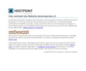 daniel-garden.com: Hostpoint AG - Günstiges Webhosting und weltweite Registrierung von Domains
Hostpoint AG, The Data Residence