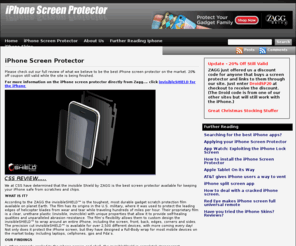 iphonescreenprotector.net: 20% off iPhone Screen Protector - Iphone Screen Protector
// Please check out our full review of what we believe to be the best iPhone screen protector on the market. 20% off coupon still valid while the site is being...