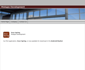 moappsdevelopment.com: Door Spring
Home Page