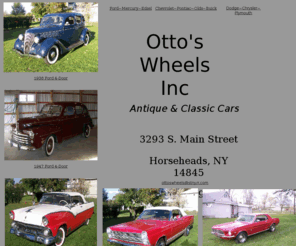 ottoswheels.com: Ottos Wheels
Antique and classic cars, old cars, muscle cars