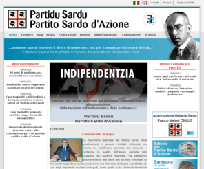 partitosardo.com: Partito Sardo d'Azione - PSD'Az - P.S. d'Az. - Partidu Sardu
Partito Sardo d'Azione - PSD'Az - P.S. d'Az. - Partidu Sardu