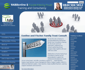 raiseonlinetraining.com: RAISE online Training
We provide RAISEonline and Fischer Family Trust Training for primary and secondary schools, also Data Interpretation Course for Governors.