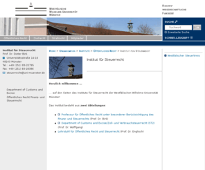 wolffgang.com: Institut fÃ¼r Steuerrecht
WWU Münster