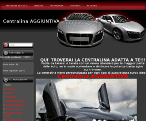 centralinaaggiuntiva.com: Home
Centralina aggiuntiva per motori diesel crd jtd hdi tdi cdi did ctdi tdci dci turbo diesel e motori benzina aspirati e turbo tel.3771538076