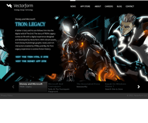 vectorform.com: Vectorform
Vectorform is a multi-platform interactive design company focusing on strategy, design and technology.