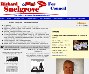 votesnelgrove.com: Snelgrove for Salt Lake County Council 2010
