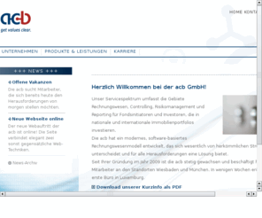 acb-gmbh.com: www.acb-gmbh.de wurde fÃ¼r einen Checkdomain-Kunden registriert!
Checkdomain.de - Domains und Webhosting mit QualitÃ¤t Weltweite Domainregistrierung und Domainreservierung preiswert. Prï¿½ie ob Ihre Wunsch-Domain noch frei ist. Mit unserem Domain-Check und Multi-Domain-Check kÃ¶nnenn Sie schnell weltweit Domains prÃ¼fe